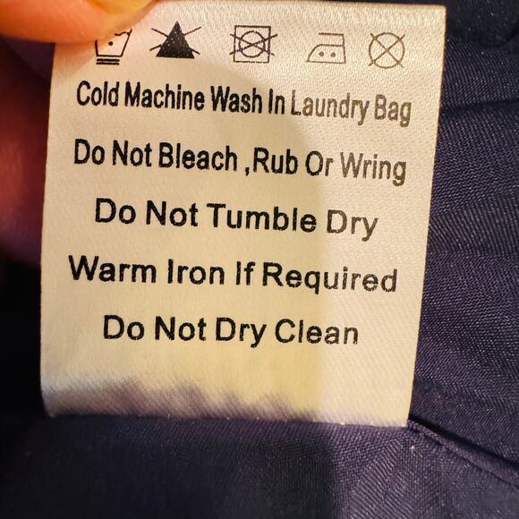 Princess Polly Clemence Navy Satin Open Back Womens Slipdress Mini Dress Size 0 - Picture 12 of 13